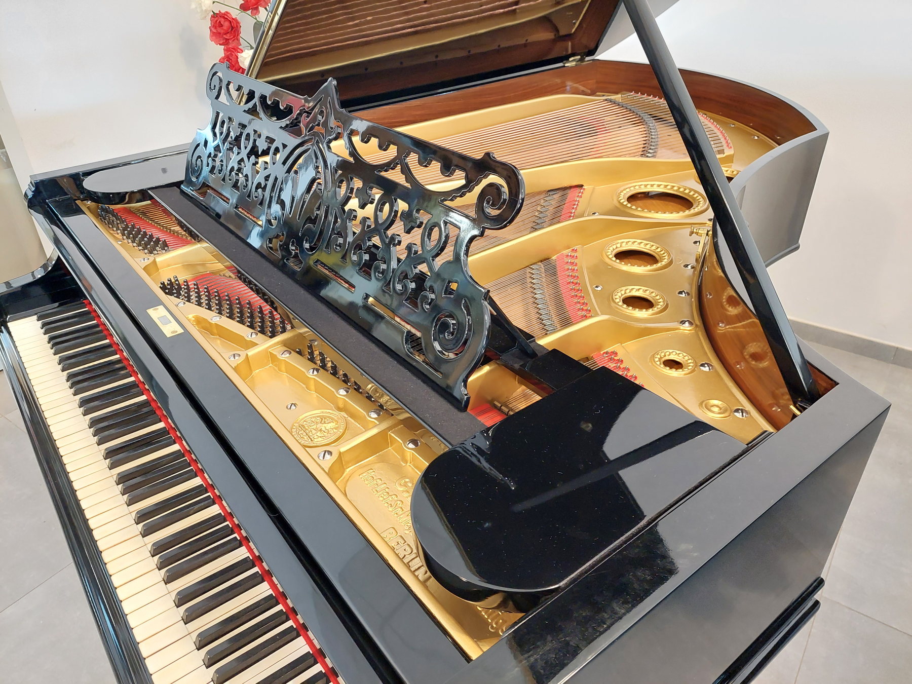 Restauro del pianoforte, fotografia 1