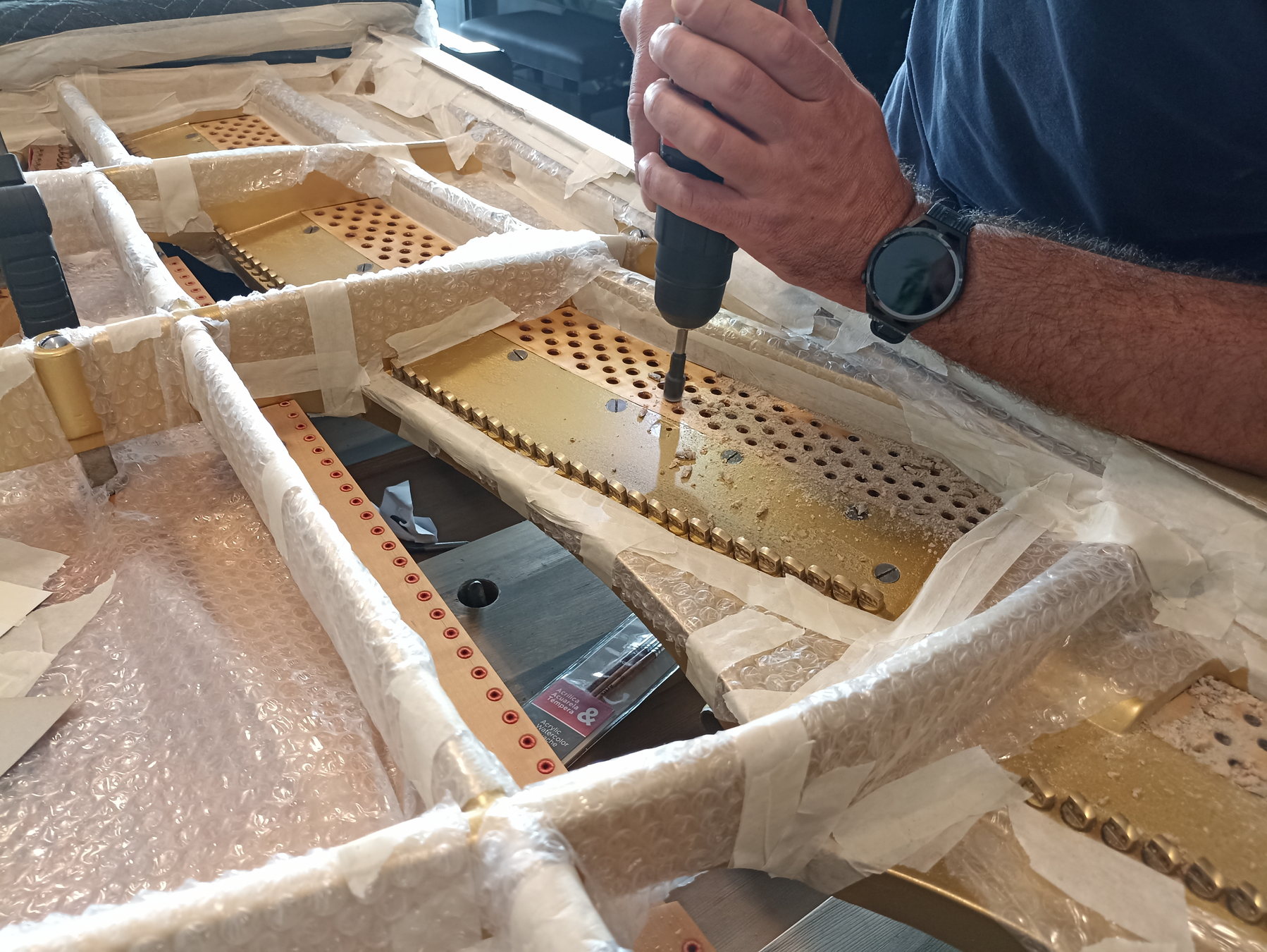 Restauro del pianoforte, fotografia 13